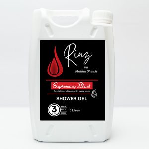 RINZ Supremacy Black Shower Gel 5 Litres