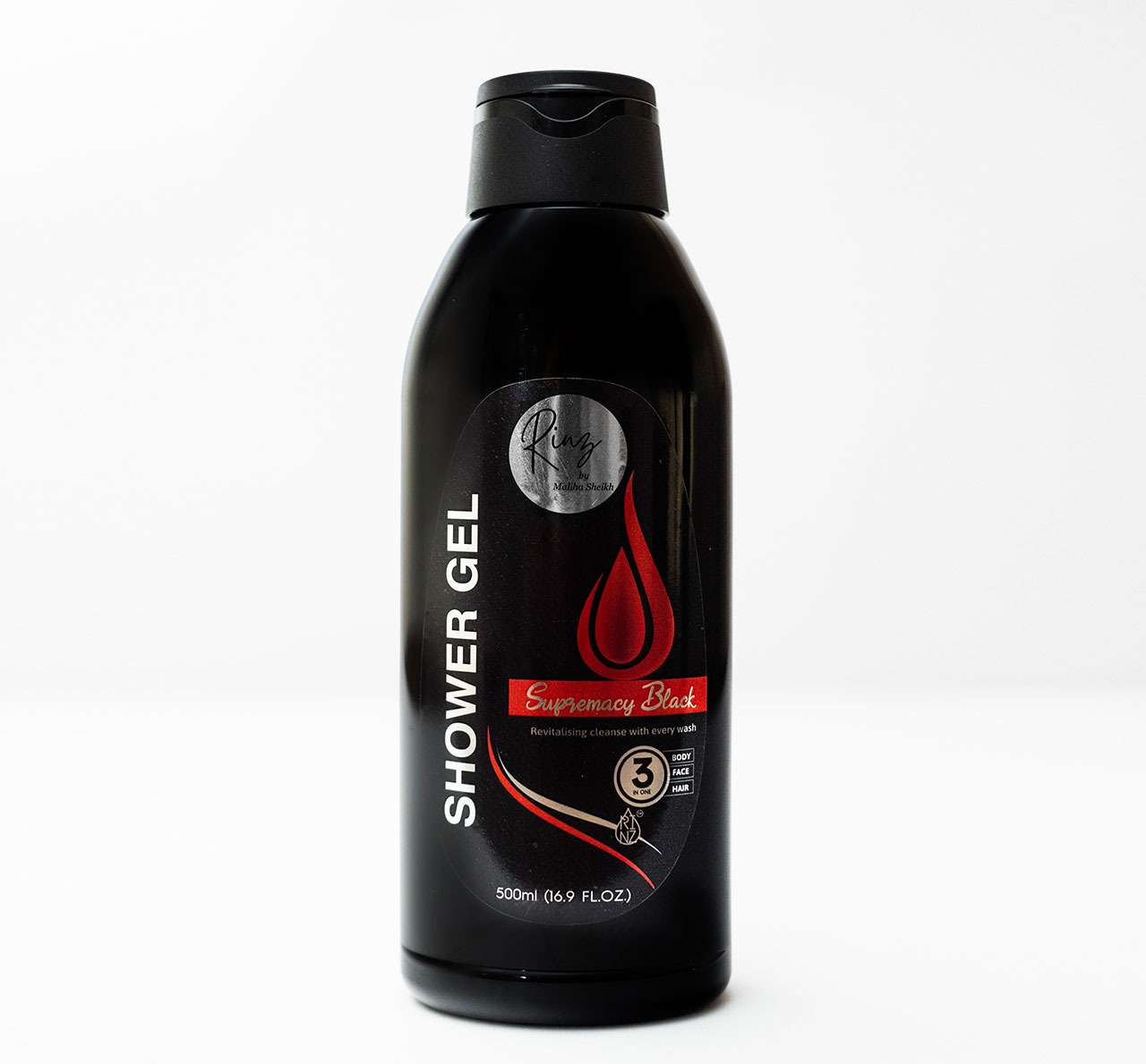 RINZ Supremacy Black Shower Gel 500ml